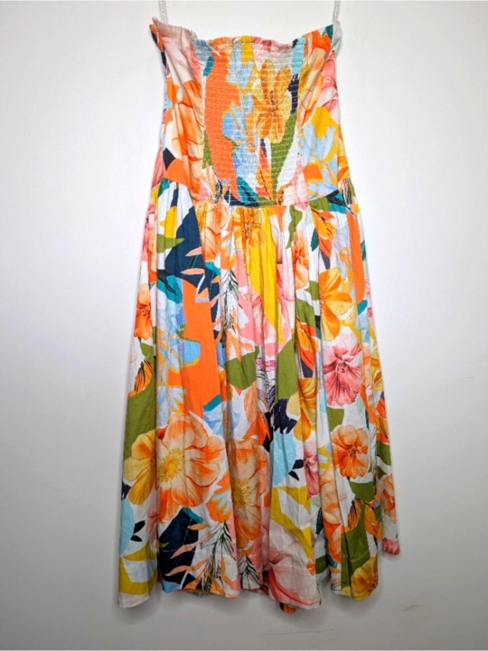 NWT By Anthropologie Drop-Waist Midi Dress Sz L - Picture 6 of 8